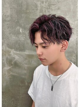 メンズサロン キング 梅田店(Men’s salon K!ng) 波巻きツイストスパイラルパーマ/フェザーパーマ/眉毛/メンズ