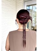 結婚式お呼ばれヘアアレンジ