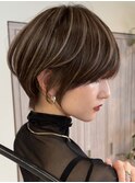ミルクティーベージュダブルカラーインナーカラーケアブリーチ