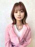 【夏の頭皮ケア】カット+髪質改善カラー+ヘッドスパ+トリートメント　￥14000