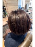 白髪ぼかしハイライト