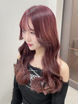 リグ 横浜(Lig.) ワインレッドバーガンディボルドーカラーブリーチ&ダブルカラー