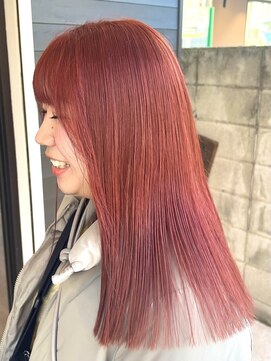 ラック 津田沼(LUCK) テラコッタオレンジ/津田沼/韓国/ケアブリーチ/似合わせカット