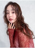 似合わせカット顔周りレイヤーロング韓国ヘア_F1338