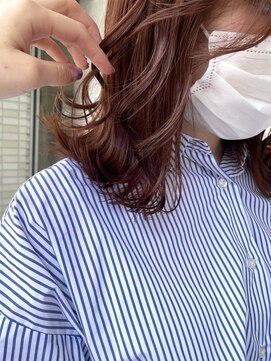 アニー 松戸(ANNI) ホワイトグレージュ/ミニウルフ/デジタルパーマ/チェリーブラウ