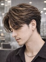 ポート 浦和(PORT) 浦和メンズハイライトカラーメッシュカラーセンターパート