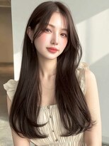 クイーン バイ ノイズ 西院(QUEEN by noism)&nbsp;ナチュラルレイヤートレンドカラー韓国風シースルーバング