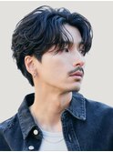 大阪梅田フェザーパーマニュアンスパーマセンターパートゆるめ