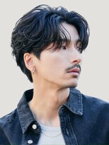 RETOUCH by fifth 大阪梅田 Men's salon 【4月13日NEW OPEN(予定)】 大阪梅田フェザーパーマニュアンスパーマセンターパートゆるめ