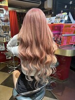 グリッツ (GLITZ)&nbsp;ペールピンク編み込みエクステ５０本