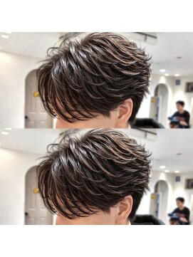 アイトーキョープラスシー 横浜(AI TOKYO+Sea) MEN’S横浜/センターパート/フェザーパーマ/毛流れパーマ/高島町