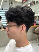 ピークアブー 原宿ハラカド(PEEK-A-BOO) ☆毛流れメンズショートカットニュアンスパーマ原宿30代40代