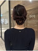 参列ヘアセット