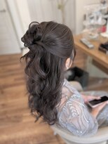 メゾンドミニョン(Maison de Mignon)&nbsp;お団子ハーフアップ