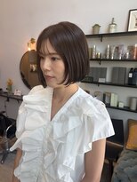 エスデザイン(es design)&nbsp;ボブ×オリーブベージュ