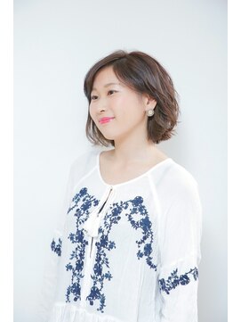 ヘアーズ ロッソ テラス(hair's ROSSO TERRACE) ボブ×ナチュラルパーマ