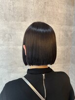 サンエンヘアー(lll_en hair) タッセルボブ×縮毛矯正