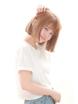 ペレ(pele) 【Pele】耳かけショートラウンドボブ