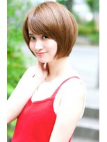 ミッシェル アフロート(michelle afloat)&nbsp;ナチュラルで華やかな輝きをつくるラウンドCカーブカット☆