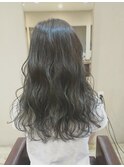 インナーカラー×ブルーカラー