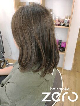 ヘアメイクゼロ 坂戸駅前店(hairmake zero) ゼフィラム　アディクシー　スモーキートパーズ