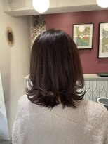 ムーン(moon) 6月#美髪のススメ#ネビージュ#大人かわいいヘア#こなれミディ