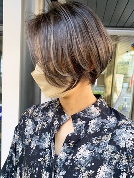 アイティー バイ アルバム 中野店(IT by ALBUM) エアタッチショート_外ハネボブセクションカラー_ba397061