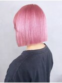 ペールピンク_チェリーブラウンフェミニンロングダーク_ba422102