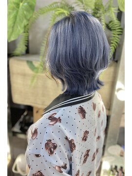 ザ ラボ アングゥ(The Labo ungu) ミニウルフ/ハイトーン/くすみブルー