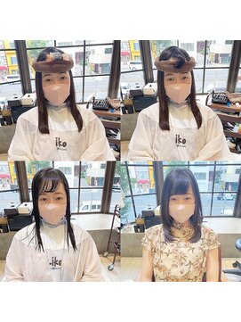 リコ バイ マリス(Liko by maris) 斜め前髪のリアル前髪パーマ / 卵型