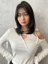 アース 三軒茶屋店(HAIR&MAKE EARTH) 三軒茶屋_レディース_セミロング_コテ巻き_韓国巻き_くびれ巻き