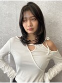 三軒茶屋_レディース_セミロング_コテ巻き_韓国巻き_くびれ巻き