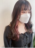 とっても可愛いベビーピンクのイヤリングカラー