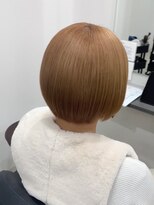 アイビー(ivy)&nbsp;ミニマムボブまろやかベージュカラー丸みショート20代30代40代