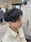 センターパートツイストスパイラル
