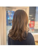 大人かわいいモテ髪レイヤースタイル