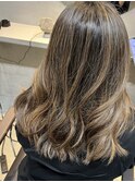 大人の白髪もぼかせる地毛にハイライト/薬院地毛にハイライト