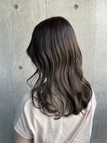 ニコフクオカヘアーメイク(NIKO Fukuoka Hair Make)&nbsp;福岡天神/ハイライトカラー/大人可愛い/オリーブグレージュ/艶感