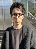 メンズショートカット束感ショートスパイキーショート