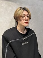 ゼスト リル 新宿(ZEST lill)&nbsp;センターパート　ニュアンスパーマ　落合陽世