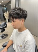 スペインカール風/メンズパーマ