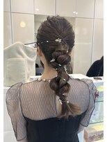 結婚式お呼ばれヘア