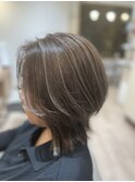 白髪ぼかしハイライト