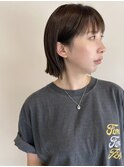【切りっぱなしボブ】