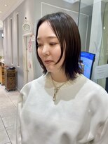 ネオリーブギンザ 銀座店(Neolive GINZA)&nbsp;ハッシュボブ／顔まわりレイヤー／外ハネボブ／髪質改善銀座