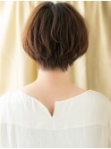 乾かすだけゆるふわ小顔フェザーショートマッシュY上尾30代40代