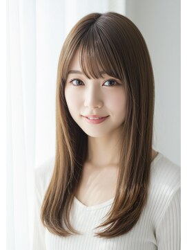 ペイジバイネオリーブ 吉祥寺店(Paige by Neolive) ハイライトカラー/アプリコットオレンジ/小顔カット/吉祥寺