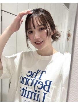 アンアミ シブヤ(Un ami shibuya) 【Un ami】ぱつっとボブ/フェイスレイヤー/レイヤーボブ