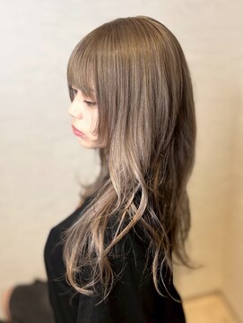 タヤ 東急百貨店吉祥寺店(TAYA) ダブルカラー/ミルクティーベージュ/ロング