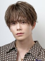 オーシャントーキョー サニー 原宿(OCEAN TOKYO Sunny)&nbsp;韓国マッシュフェザーパーマニュアンスパーマセンターパート黒髪